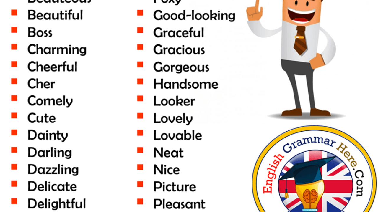 English Grammar on X: LIST: Synonyms for beautiful #vocabulary #amwriting   / X