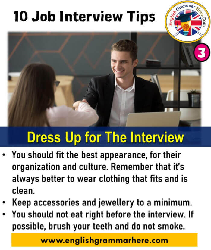 10 Job Interview Tips That Will Help You Get Hired English Grammar Here 