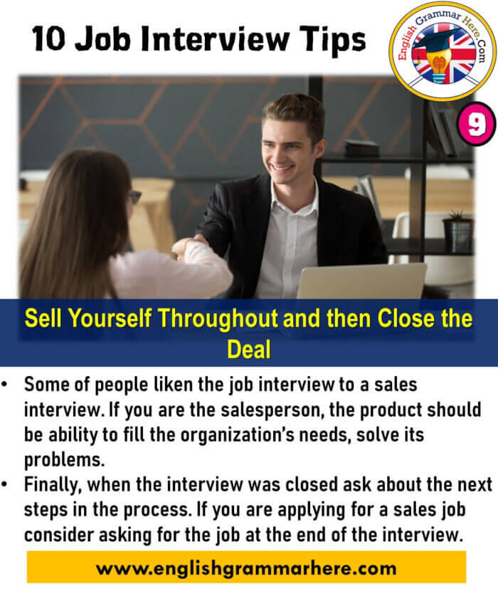 Job Interview Tips That Will Help You Get Hired English Grammar Here