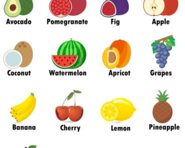 English Fruits Names List, Definition and Examples