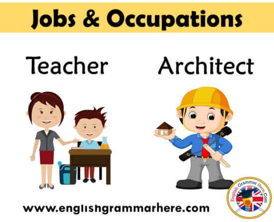 Jobs and Occupations Names with Pictures