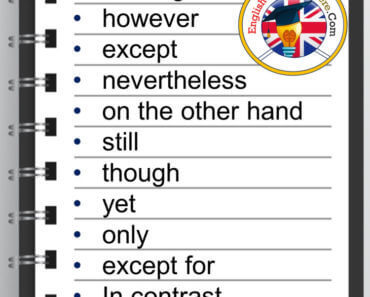 Other Ways To Say BUT in English