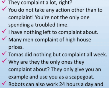 How To Use Complaint With Example Sentences Archives English Grammar Here