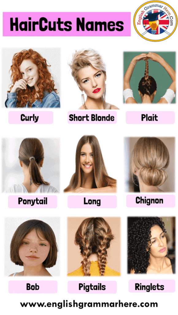 34  Haircut names with pictures for female for Oval Face