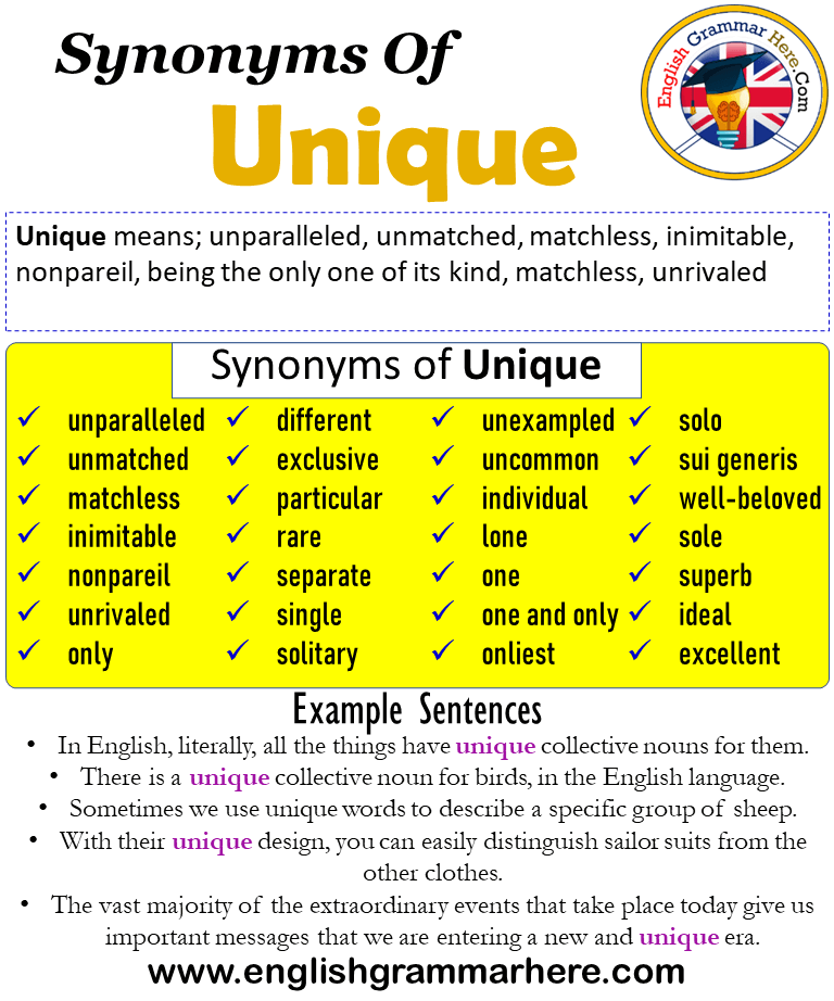 unique meaning