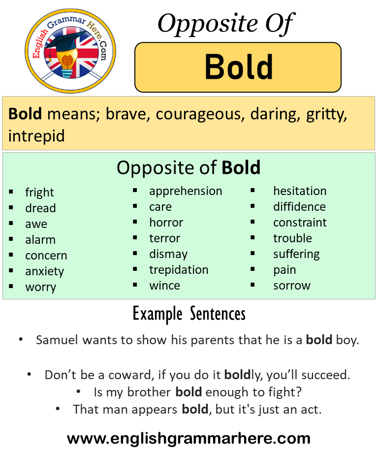 meaning of bold typeface letter definition