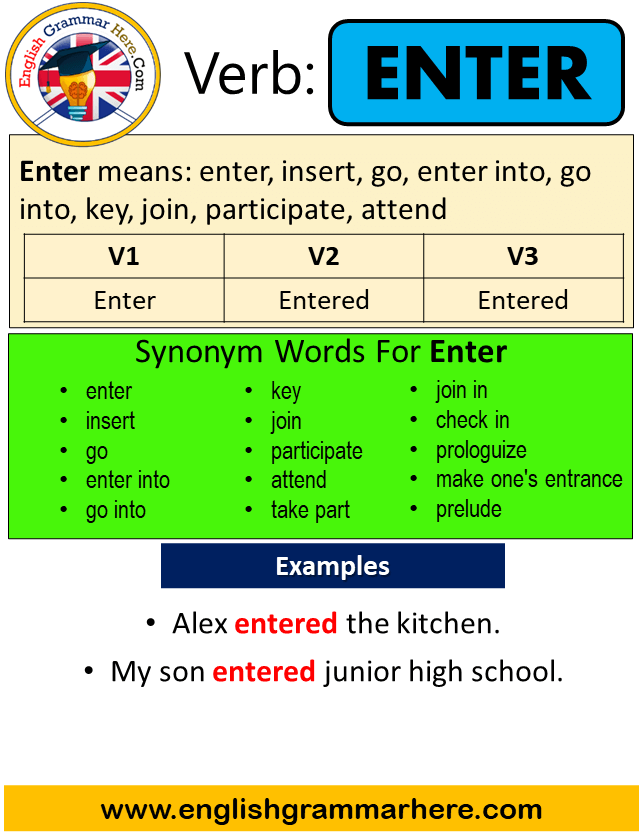 Enter Verb 2