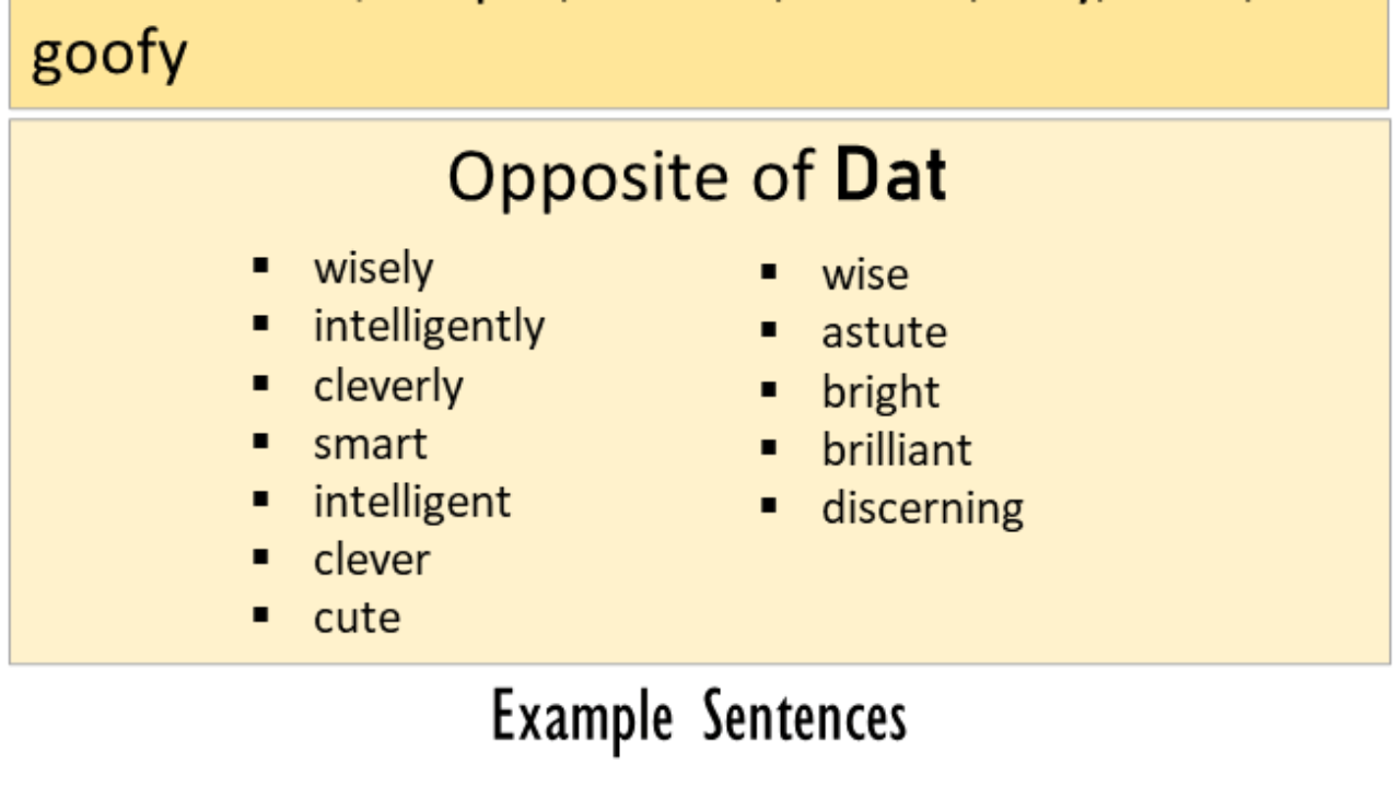 Meaning daft What does