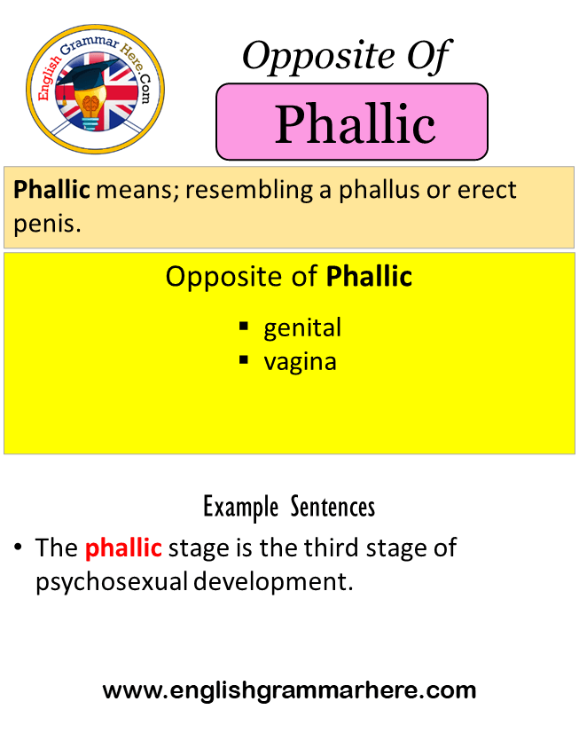 Opposite Of Phallic, Antonyms of Phallic, Meaning and Example Sentences