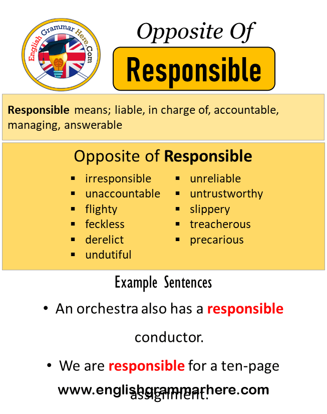 opposite of responsibility assignment