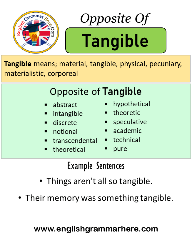 tangible definition