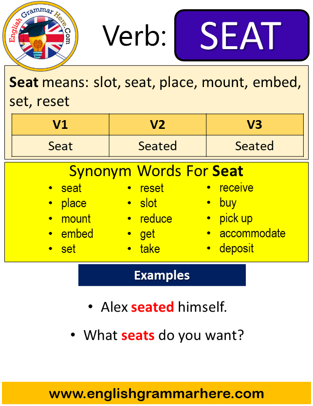 seat assignment meaning in english