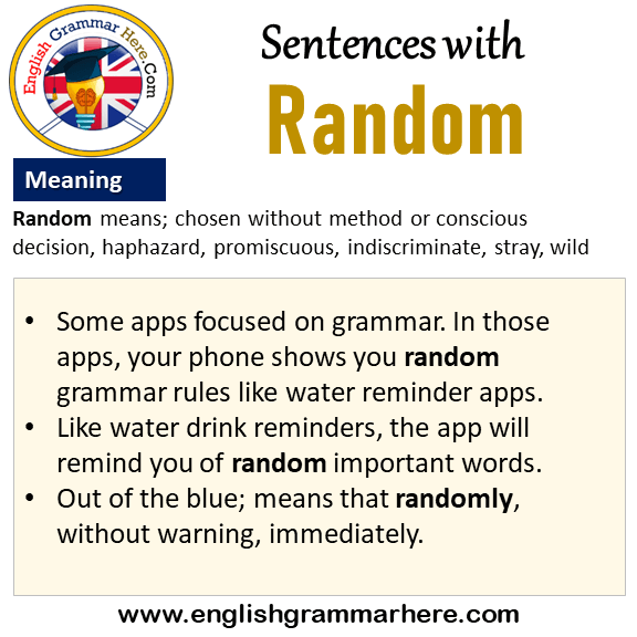 sentence with random assignment