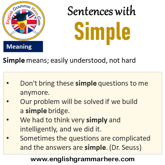 Simple Sentence: Meaning and Examples