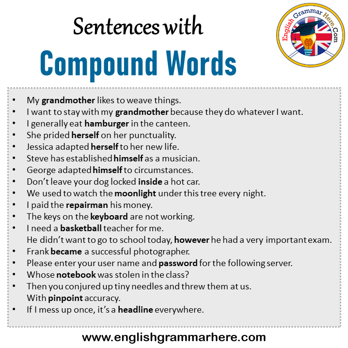 Complex Sentence Words