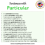Sentences with Particular, Particular in a Sentence in English ...