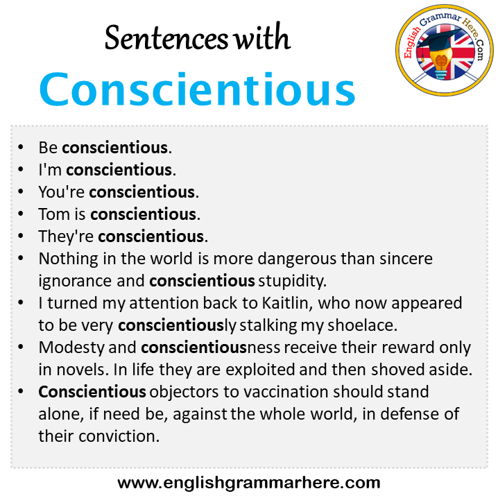 sentences-with-conscientious-conscientious-in-a-sentence-in-english