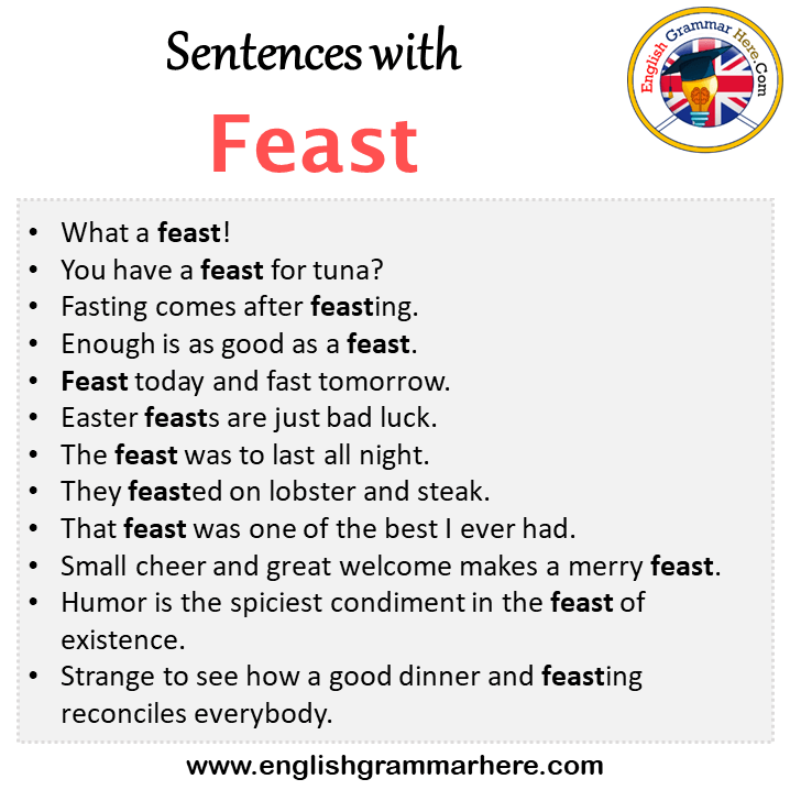 One Sentence About Feast