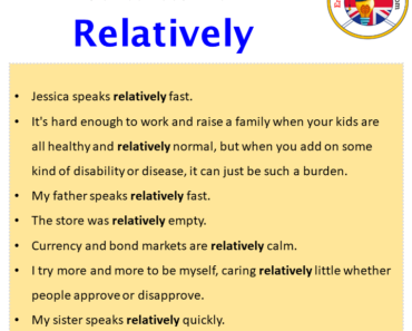 Sentences with Relatively Archives - English Grammar Here