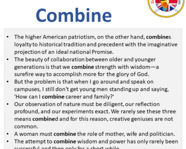 Sentences For Combine Archives - English Grammar Here