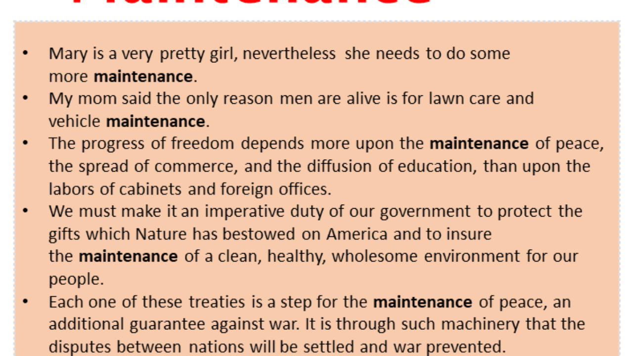 maintenance-meaning-in-english-grammar-infoupdate