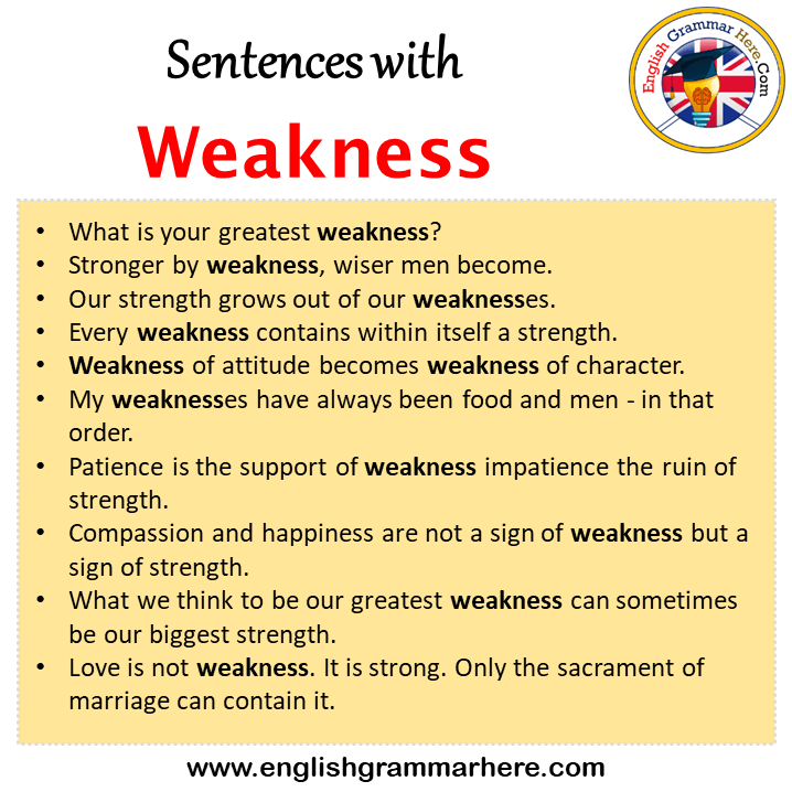 sentences-with-weakness-weakness-in-a-sentence-in-english-sentences