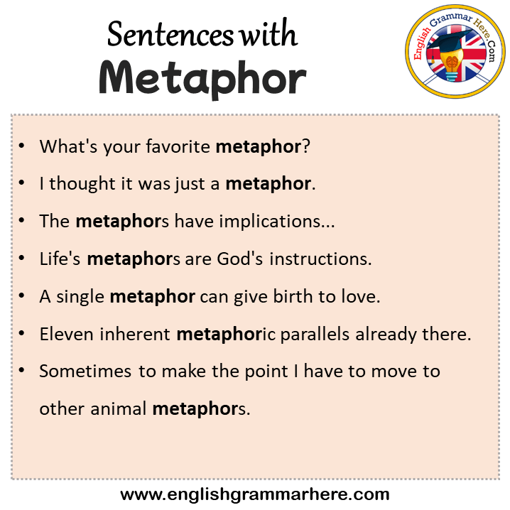 Metaphor Examples Understanding Definition Types And 55 OFF   Sentences With Metaphor Metaphor In A Sentence In English Sentences For Metaphor 