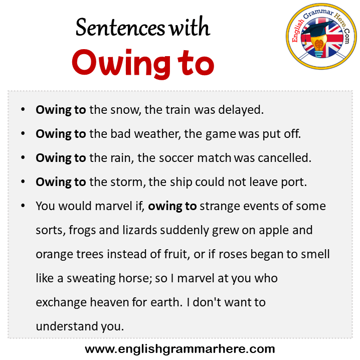 sentences-with-owing-to-owing-to-in-a-sentence-in-english-sentences