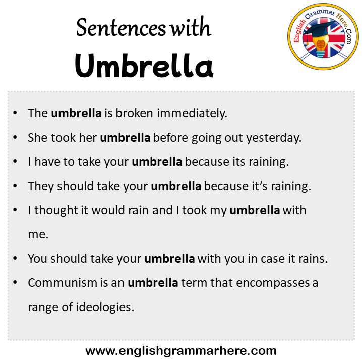 umbrella sentence essay