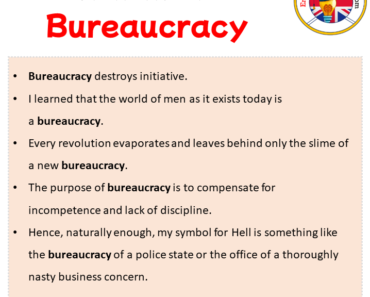 Sentences For Bureaucracy Archives - English Grammar Here