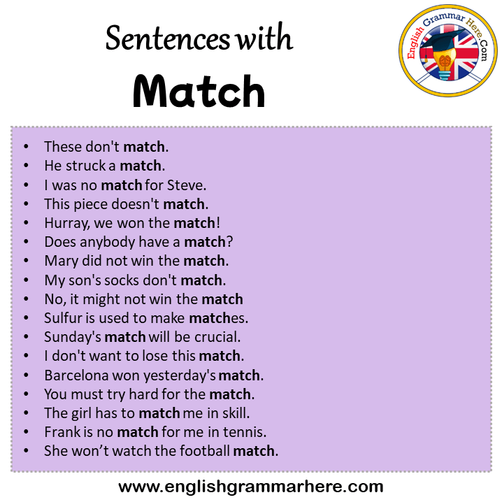 sentences-with-match-match-in-a-sentence-in-english-sentences-for