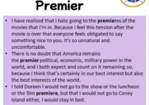 Sentences with Premier, Premier in a Sentence in English, Sentences For Premier Sentences with Premier, Premier in a Sentence in English, Sentences For Premier