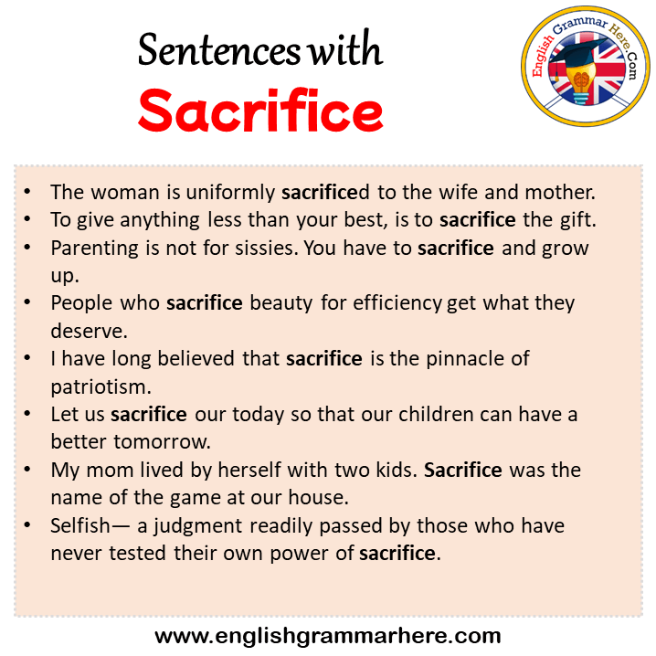Sacrifice synonyms - 1 837 Words and Phrases for Sacrifice