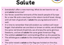 Sentences with Salute, Salute in a Sentence in English, Sentences For Salute
